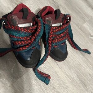 Lanvin Kids Sneakers in Blue and Red
